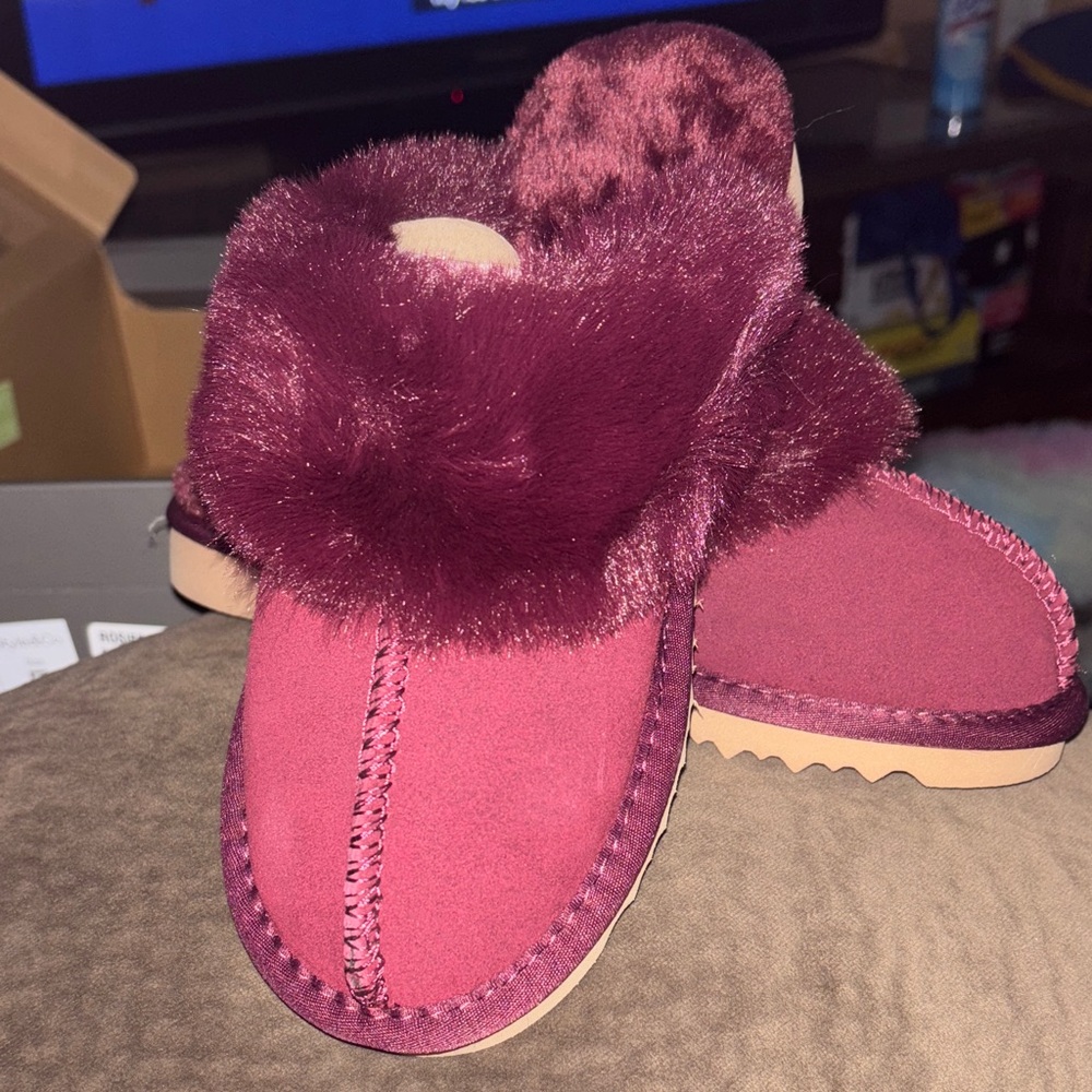Style & Co. Burgundy Women's Slippers